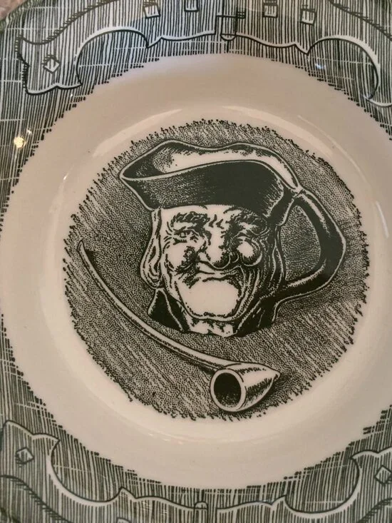 The Old Curiosity Shop 5 - Piece Green Dinner Dishes Vintage #1 - Picture 10 of 15